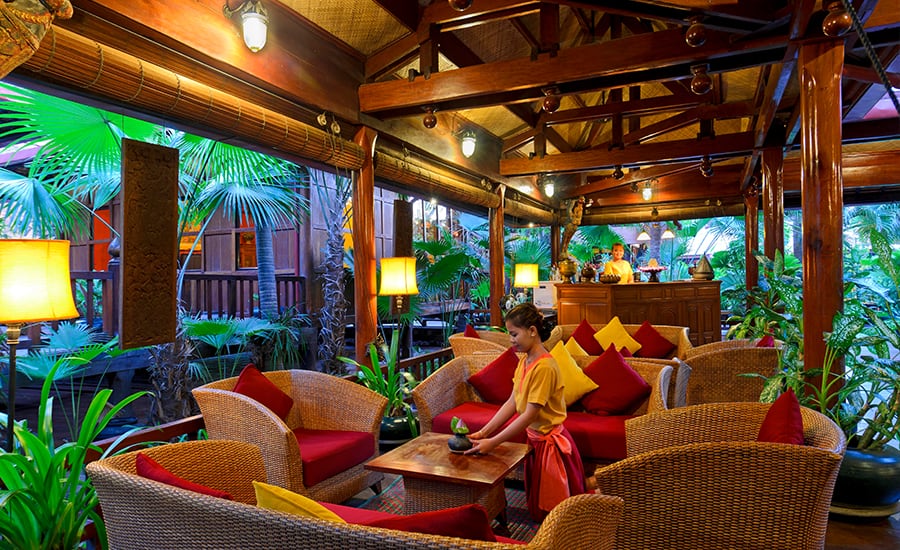 Angkor Village Lounge Bar Garden View